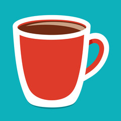       Coffee cup logo icon vector illustration.
