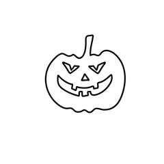 Pumpkin line icon