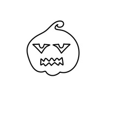 Pumpkin line icon