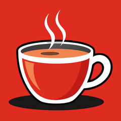       Coffee cup logo icon vector illustration.
