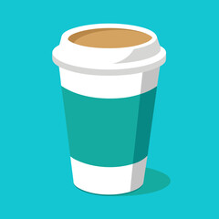       Coffee cup logo icon vector illustration.
