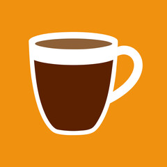       Coffee cup logo icon vector illustration.
