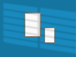 blank frame mockup for you design. Layout mockup good use for your design preview.