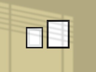 blank frame mockup for you design. Layout mockup good use for your design preview.