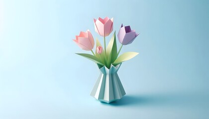 Fototapeta premium tulips in vase