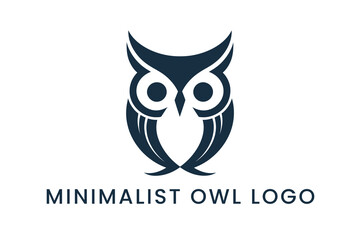 abstract logo design of an owl Logo Vector Sublimation Design