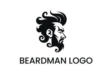 beard man  Logo Vector Sublimation Design