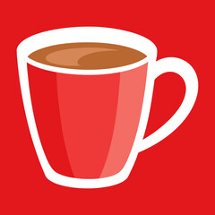       Coffee cup logo icon vector illustration.
