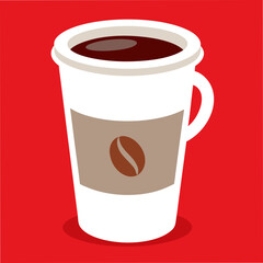       Coffee cup logo icon vector illustration.
