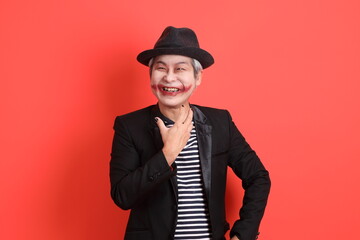 50s man in Halloween costume