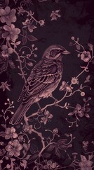 A bird sitting on a branch of a tree