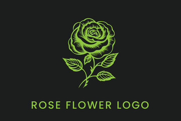 rose Logo Vector Sublimation Design