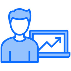 Obraz premium Career Advancement Icon