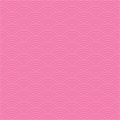 pink Japanese wave pattern texture 