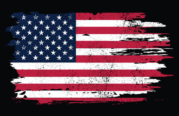 USA Distressed Flag