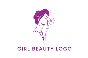 Queen Girl with floral design Logo Vector Sublimation Design