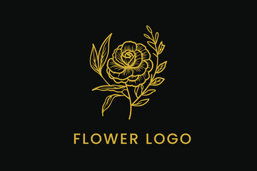 abstract floral  Logo Vector Sublimation Design