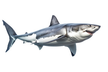 Obraz premium shark isolated on white