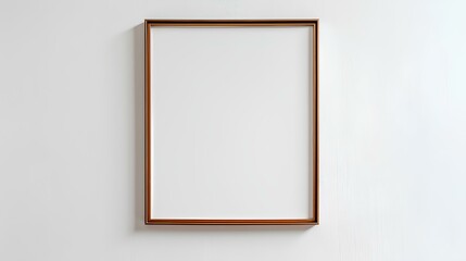 Sleek brass frame with clean lines on a white background.