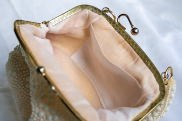 Vintage Purse Details Handbag Bag Clutch Accessory Fashion