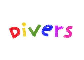 Schriftzug Divers Grafik Grafikvorlage Vorlage