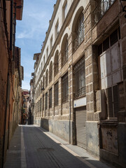 Urban view of the city of Barbastro, Huesca, Aragon. BARBASTRO