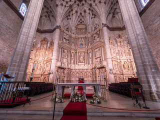 CATHEDRAL of barbastro. INTERIOR OF THE SOMONTANO CATHEDRAL
