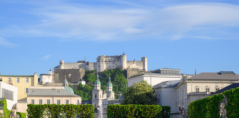 Fototapeta premium Salzburg, Austria. Beautiful view of the city.