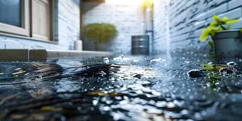 Comparing snowmelt vs pipe burst flooded basement cleanup methods for effective remediation. Concept Snowmelt Cleanup, Pipe Burst Remediation, Flooded Basement, Remediation Techniques, Water Damage