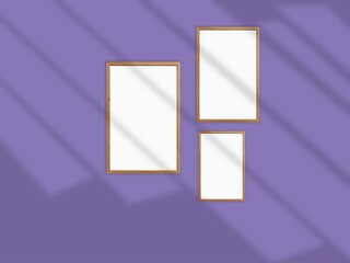 Blank frame mockup for you design. Layout mockup good use for your design preview.