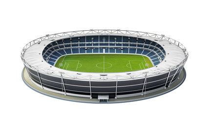 Football stadium 3d miniature