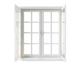 white window isolated on white