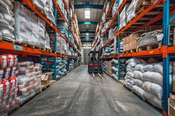 Fototapeta premium Warehouse Inventory and Logistics
