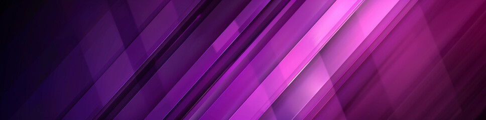 Purple Background with Stripes and Shapes