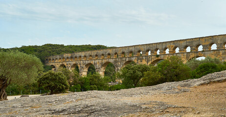 Obraz premium Famous roman aqueduct 