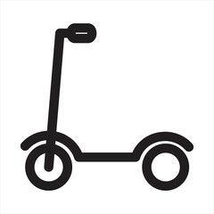 Scooter icon design isolated on white background