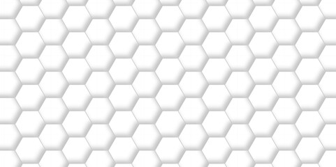 Vector White Hexagonal Background. Luxury White Pattern. Vector Illustration. 3D Futuristic abstract honeycomb mosaic white background. geometric mesh cell texture. modern futuristic wallpaper.