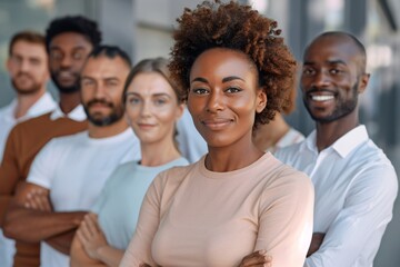 portrait of a young dynamic professional team