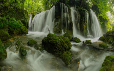 Sardea waterfall, Piloña, Asturias, Spain