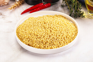 Italian cuisine - dry stelline pasta