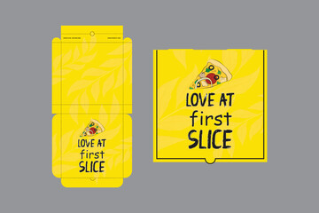 Pizza Box Design, Pizza Packaging Design, Pizza Box Design Template, Ready For Print.