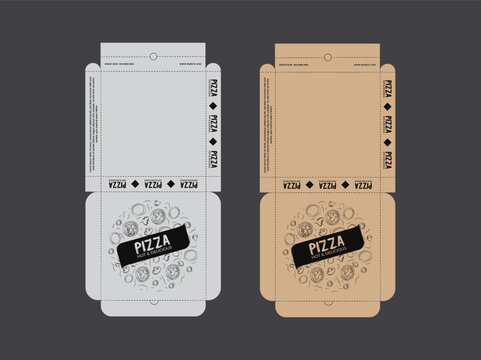 Pizza Box Design, Pizza Packaging Design, Pizza Box Design Template, Ready For Print.