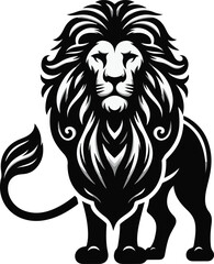 Black tiger vector illustration