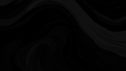 Dark black background. A background with beautiful wave art with some shadows that can be seen subtly inside. A touch of dark black with a dark color for texture creates a bold feel. Black themed