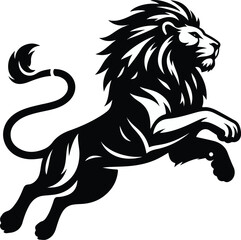 Obraz premium Black tiger vector illustration