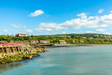 Obraz premium Willkommen England - Erste Besichtigungstour in der wunderschönen Haftenstadt Folkstone - Kent - Vereinigtes Königreich