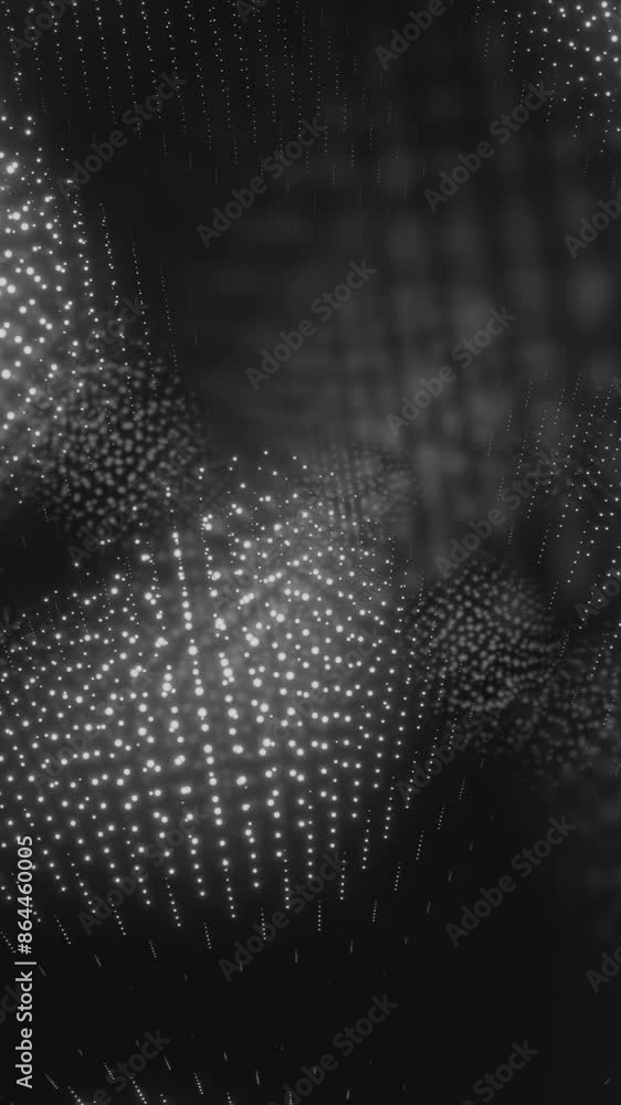 Aufkleber concept view of neurons firing in an artificial intelligence, deep learning neural network. design. 