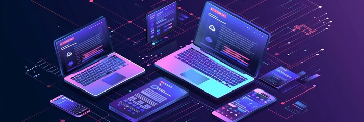 Cross-platform website and mobile app development: Coding for laptops and devices