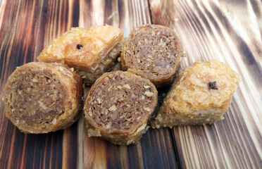 Baklava, delicious pastry dessert