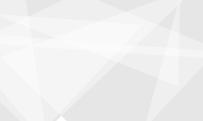 Obraz premium Abstract white and grey geometric triangle background design Vector Illustration. 